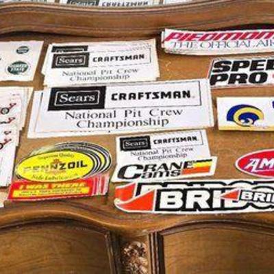 #6033 • Vintage Racing Coasters & Stickers

