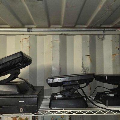#4068 • (4) PosiFlex Terminals & Cash Drawer
