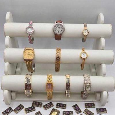 #1154 • (9) Wrist Watches & (2) Bracelets
