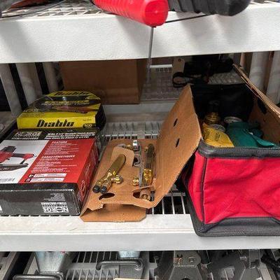 #2506 • Rubber Air Hose, Nail Gun & Soldering Kit
