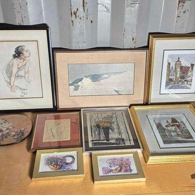 #15090 • (9) Works of Art
