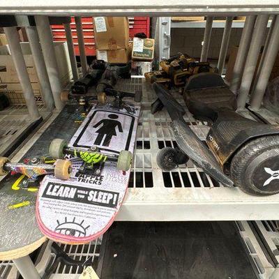 #2526 • Skateboards, Swivel Board & Hoverboard
