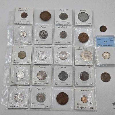 #1706 • Foreign Currency Coins
