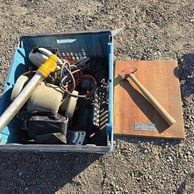 #81026 • Bench Grinder, Craftsman Power Drill, Jigsaw, Keepsake
