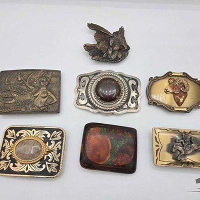#1923 • (7) Belt Buckles
