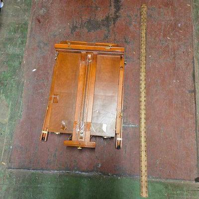 #6120 • Portable French Easel with Lufkin Measuring Stick
