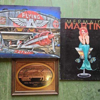 #6020 • (3) Aviation, Art, and Iconic Wall Art
