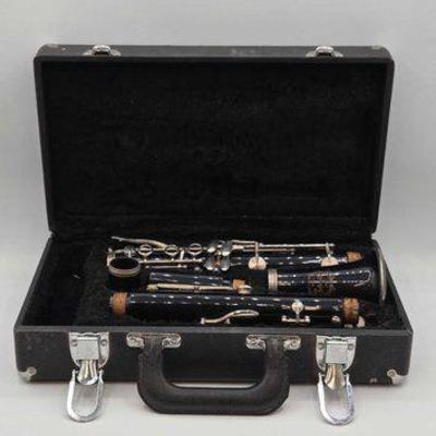 #1909 • Lafayette Clarinet and Case
