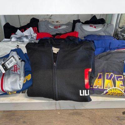 #3508 • NEW!!! (16) NBA Women’s, Toddlers & Men’s Hoodies & Jackets
