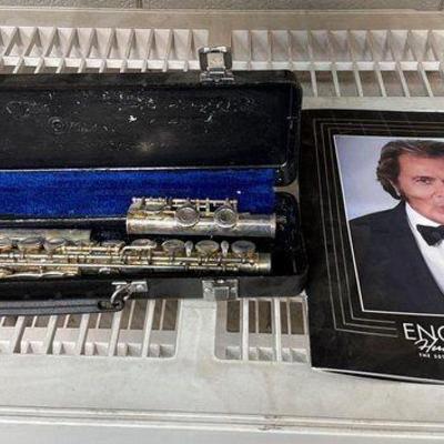 #2720 • Flute with Case and Engelbert Humperdinck Book
