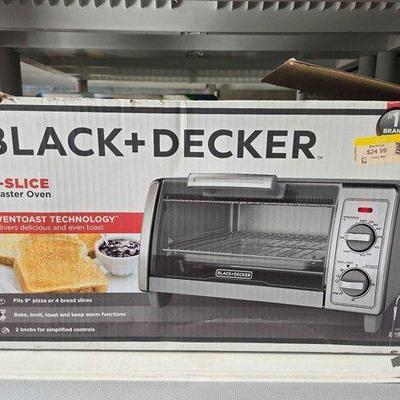 #2410 • Black + Decker 4-Slice Toaster Oven
