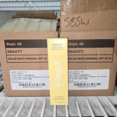 #2556 • NEW!!! (22) Bubble Solar Mate Daily SPF 40 Sunscreen Bottles
