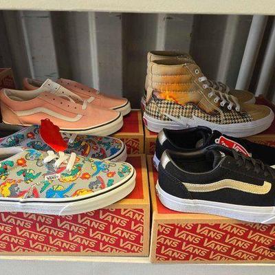 #7038 • NEW!!! (4) Pairs of Vans Shoes
