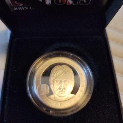 John Lennon sterling silver coin