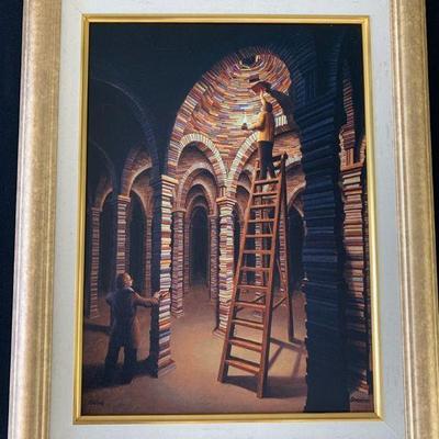 Th064 the library by rob gonsalves