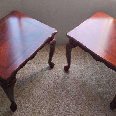 Th038 rust brown end tables