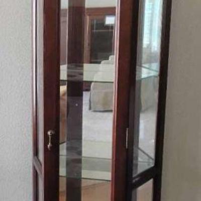 Th077 curio cabinet with light