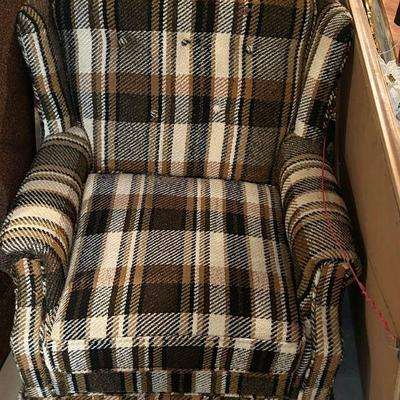 Matching Vintage Sofa Bed and Sitting Chair 
