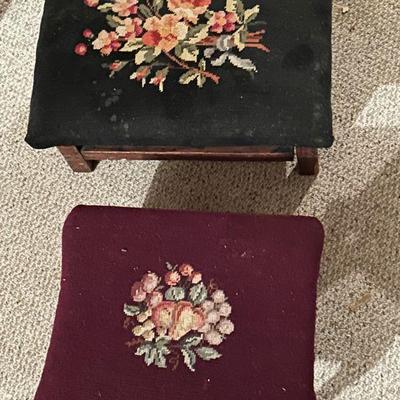 Needlepoint Foot Stools