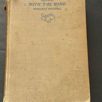 1937 Gone With The Wind Hardcover Book 