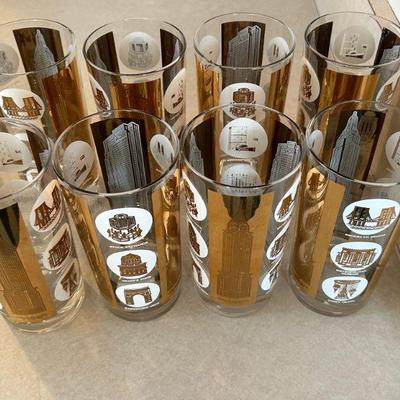 Vintage Highball Glasses 
