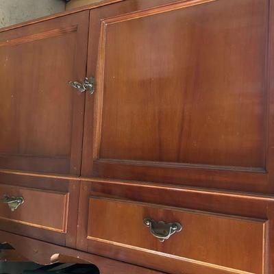 Antique RCA Deluxe Color Television Cabinet 
