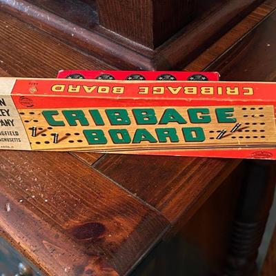 Vintage Cribbage Board Game 