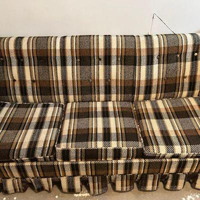 Matching Vintage Sofa Bed and Sitting Chair 
