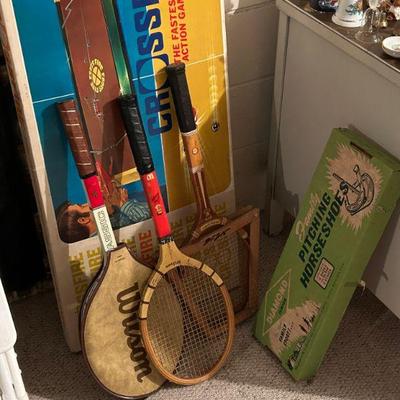 Vintage sporting equipment 