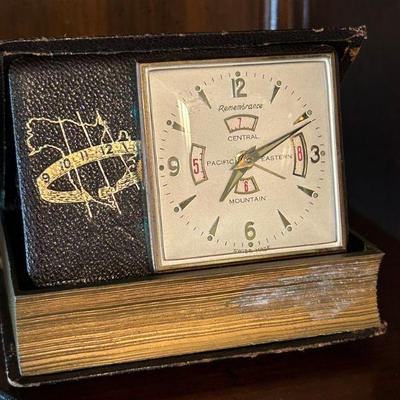 Remembrance Semca Four Time Zone Swiss Clock 