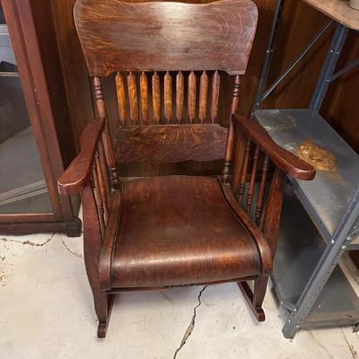 Wonderful Oak Rocker