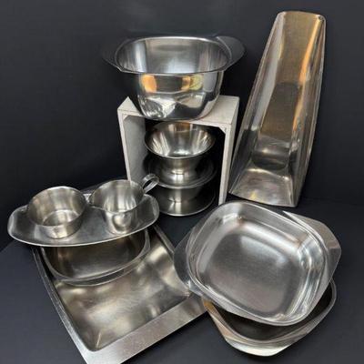 MCM Stainless Serving Lot from Sweden/Denmark/Italy - Gense, Purinox +	