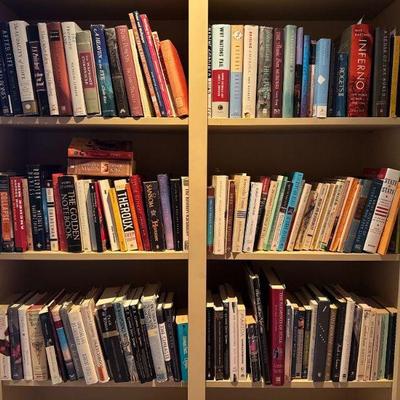 Large Book Lot – Literature, History, & More – Full Shelf Collection	