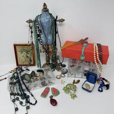 Vintage & Modern Jewelry Lot – 14K Gold, Sterling Silver, Stone & More	