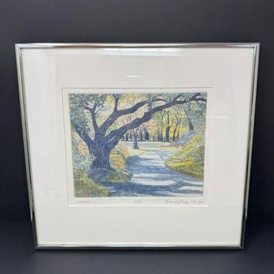 "Arboretum" Framed Print by Wendy Thon (1981)	