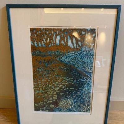 Wattier Limited Edition Print – Earthly Delight (3/4), Framed	