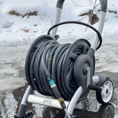 Metal Ames Hose Reel
