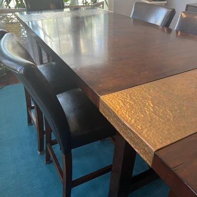 Holland House Counter Height Table & (6) Chairs
