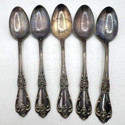 (5) Rogers Demitasse Spoons
