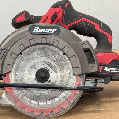 Bauer MODEL 1772C-B 6.5” 20V Cordless Circular Saw

