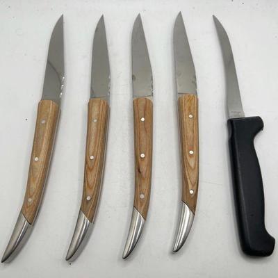 Set of (4) Knives and an Extra

