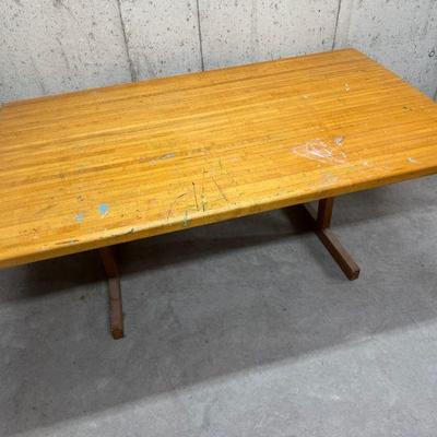 Butcher Block Table - 60 Inches Wide
