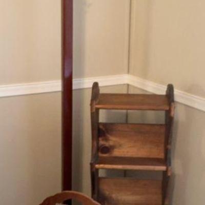 Magazine rack 
Small bookshelf 
Coat rack 