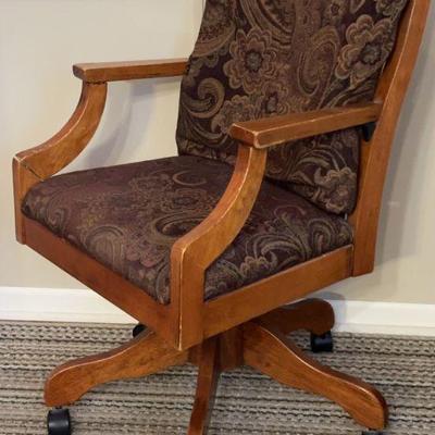 Vintage Office Chair On Castors