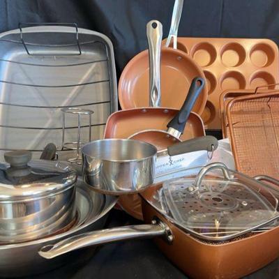 Copper Chef With Cookware Variety