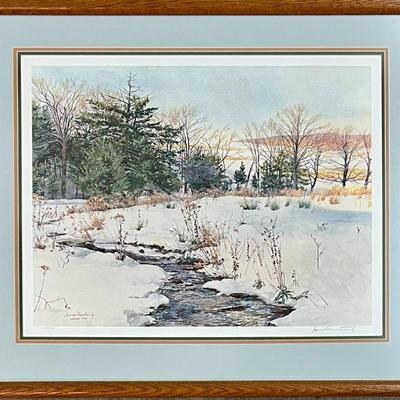 David Armstrong Signed Limited Edition Print " Vespers" 457 Of 950 In Custom Frame And Glass Front