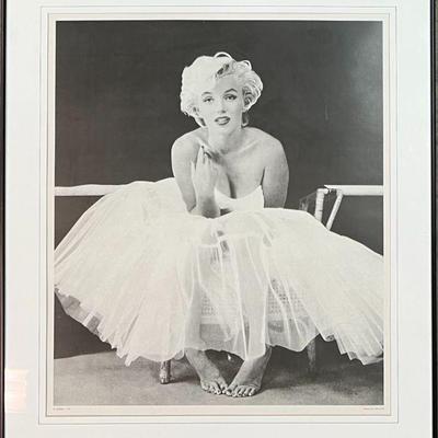 Black And White Marilyn Monroe Framed Print