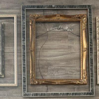 (5) Assorted Decorative Picture Frames - (2) With Glass