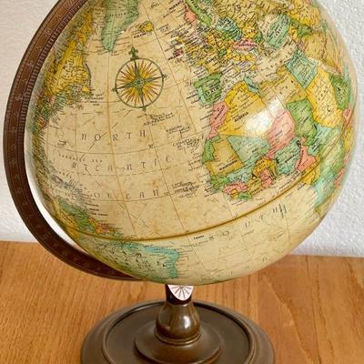 Vintage Replogle 12" Diameter Globe World Class Series
