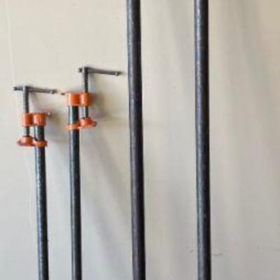 Pair Of 60" And 36" Bar Clamps